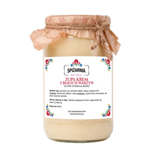 Przejdź do produktu Krem z białych warzyw 900ml